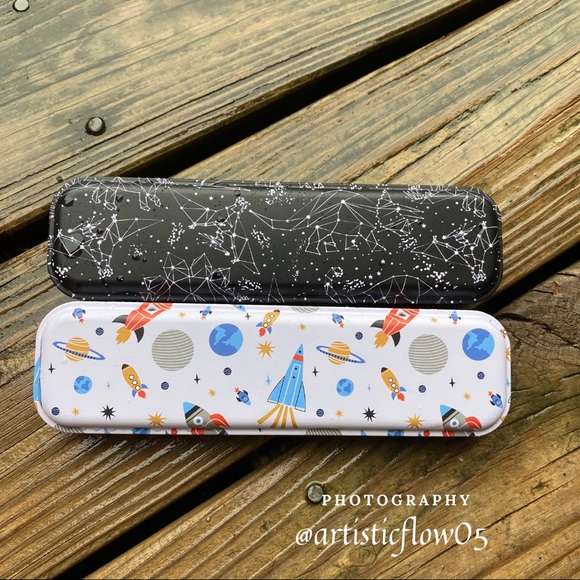 NEW! 2 Hinged Pencil Box and Glass Case - Picture 4 of 6